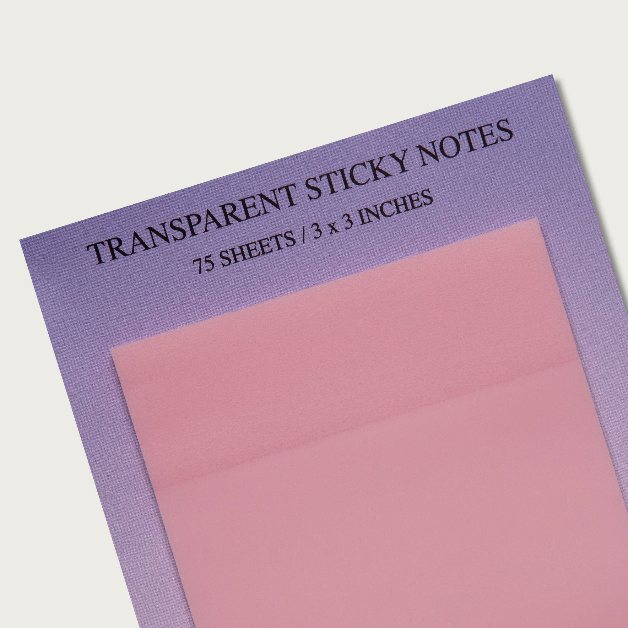The Beautiful Year Transparent Sticky Notes