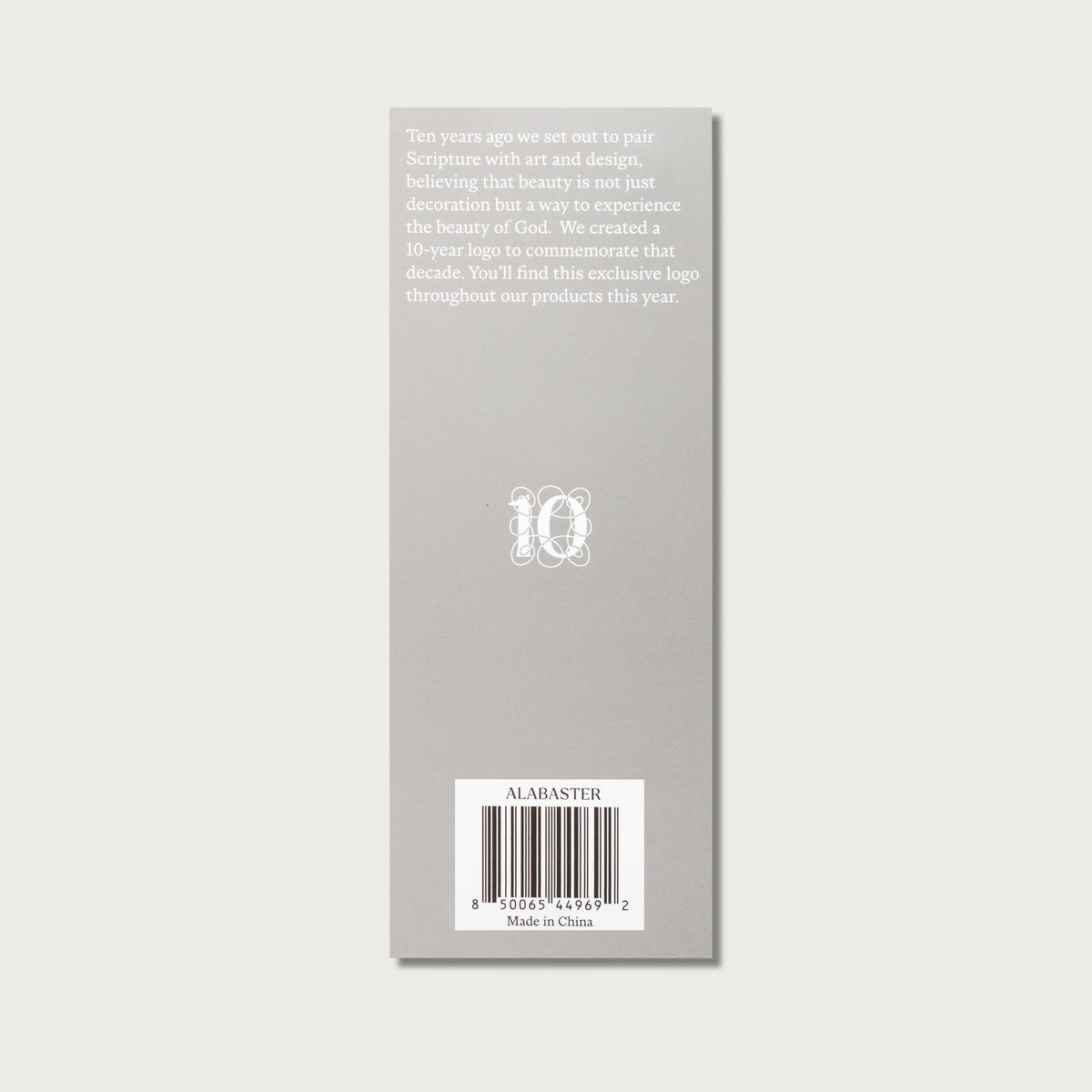 10-Year Anniversary Chrome Bookmark