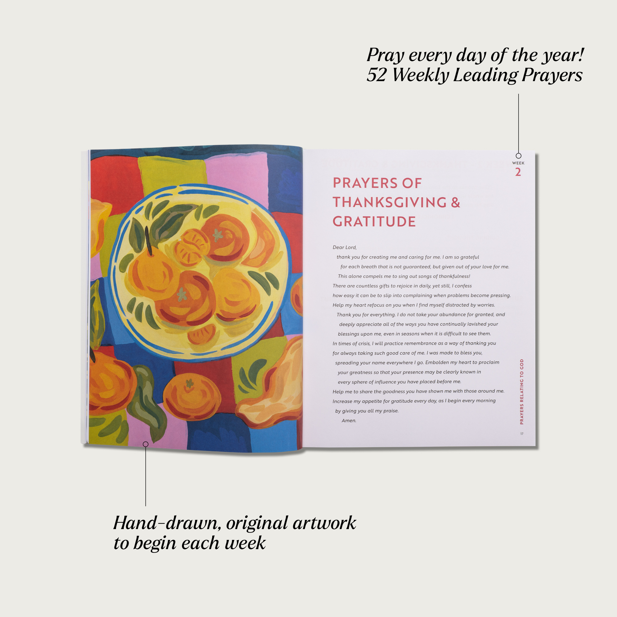 A Beautiful Year in Prayer: The 52 Week Devotional Prayer Journal for Women