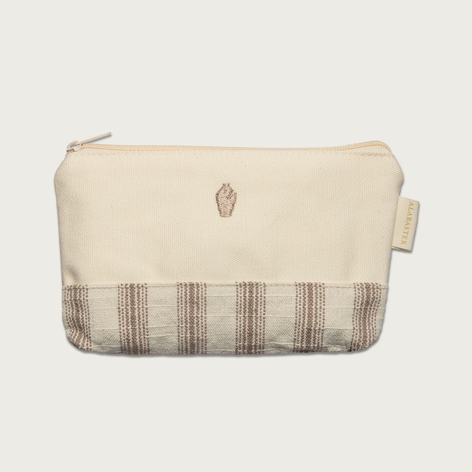 Striped Travel Pouch