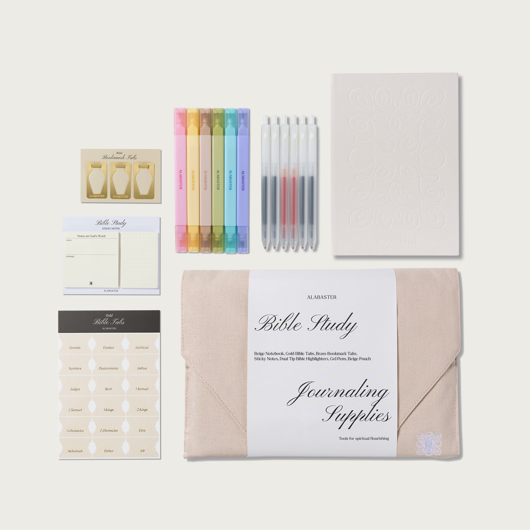 Bible Study Journaling Supplies Kit