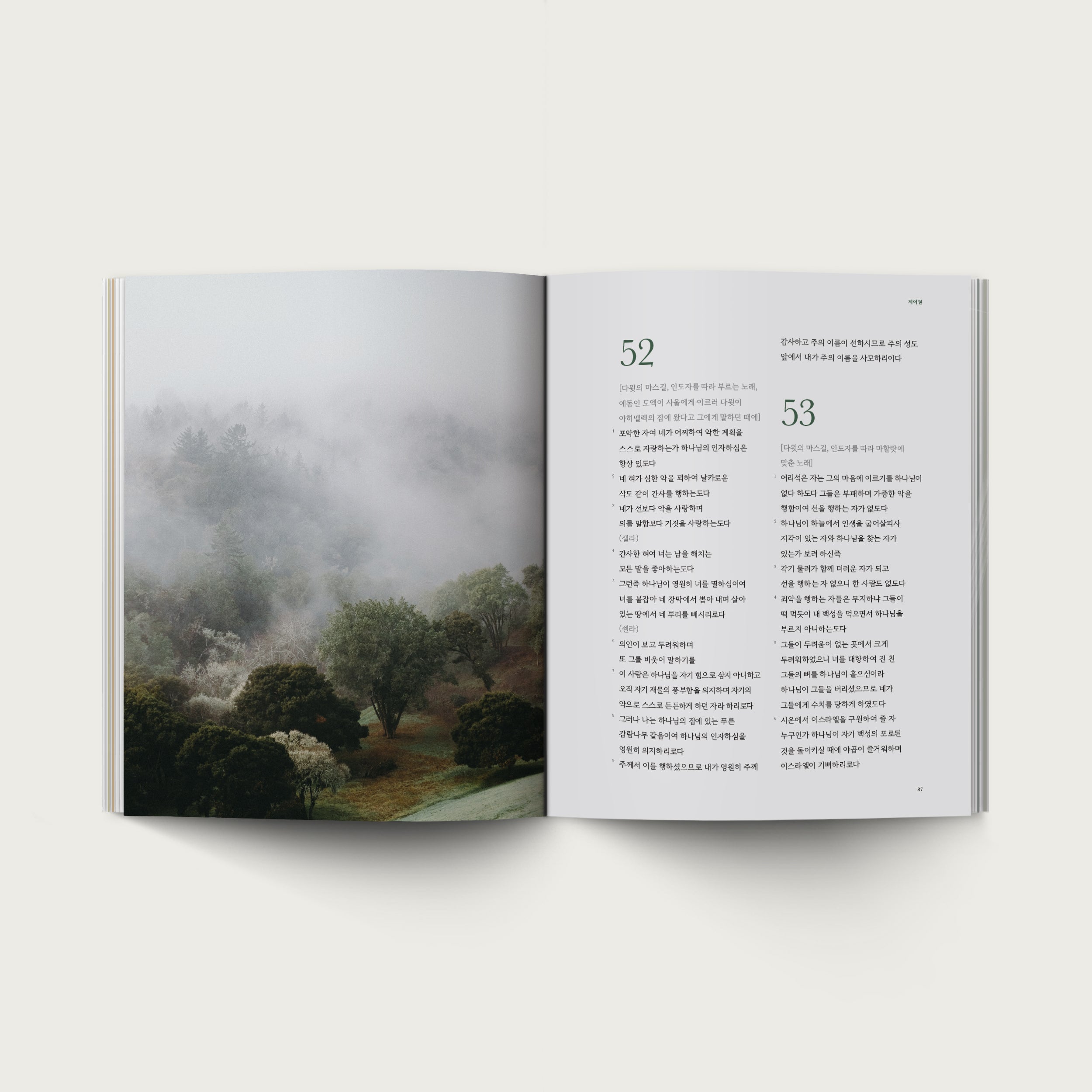 The Book of Psalms - Korean Version (시편)