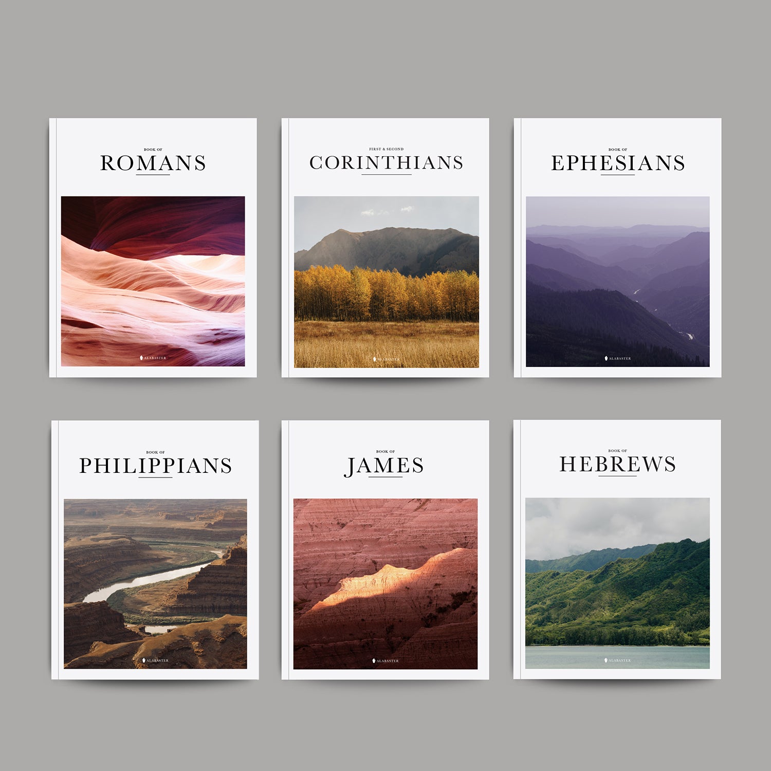 Bible Books' Letters Set: Romans, Ephesians, & James