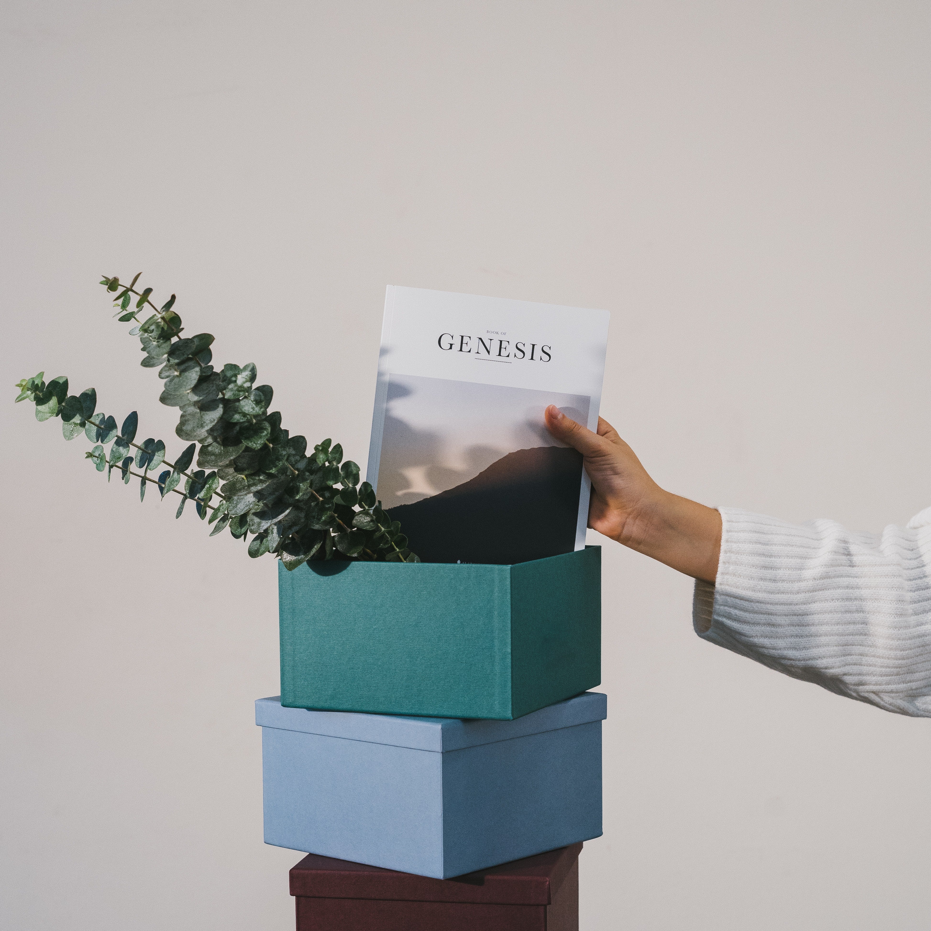Alabaster Bible in a gift box