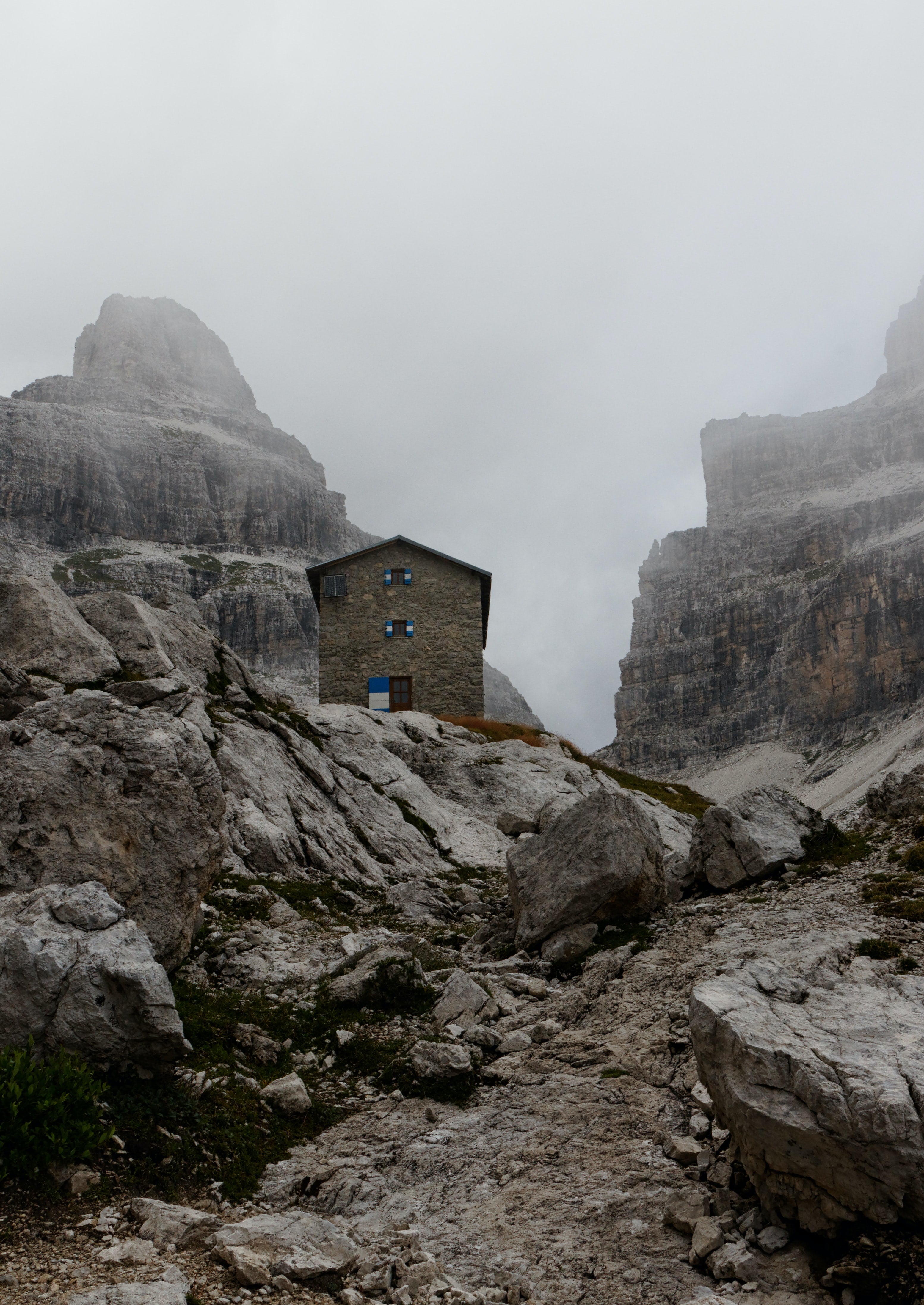 House built on rock