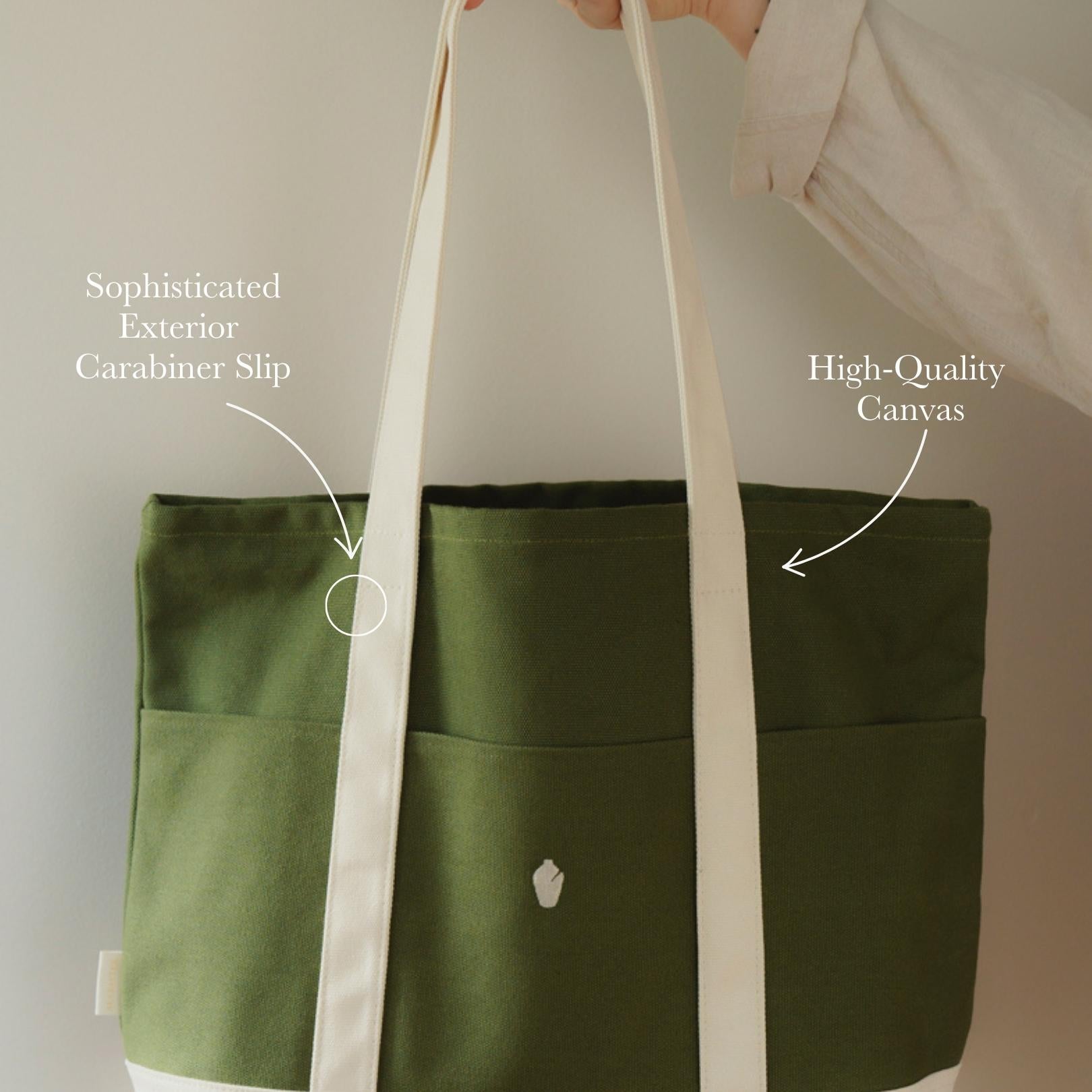 Small Three-Panel Tote Bags