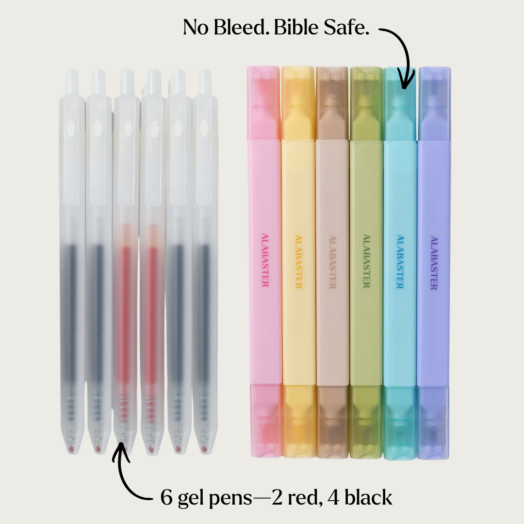 Bible Study Journaling Supplies Kit