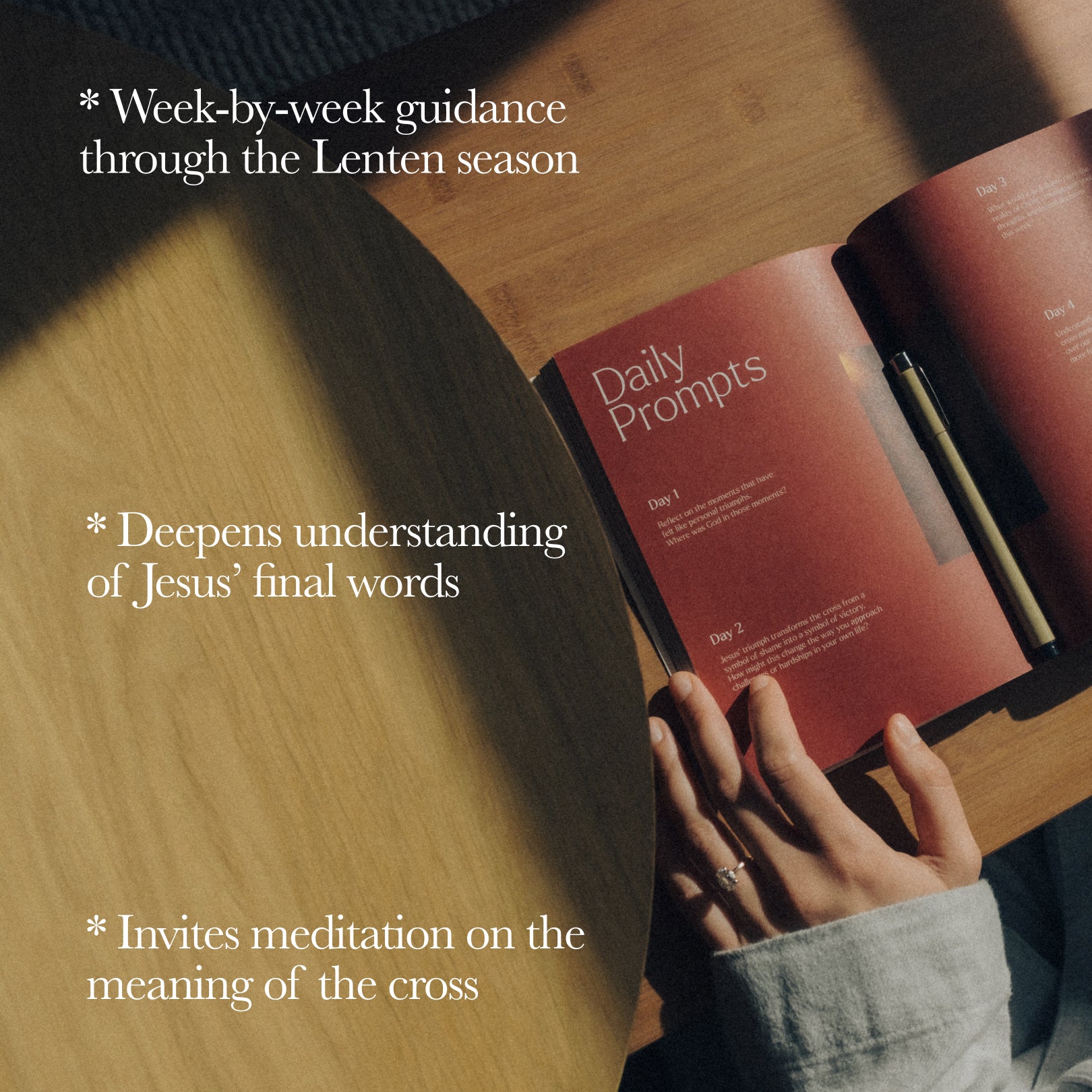 The 7 Last Sayings of Jesus: A 40-Day Bible Devotional for Journeying to the Cross