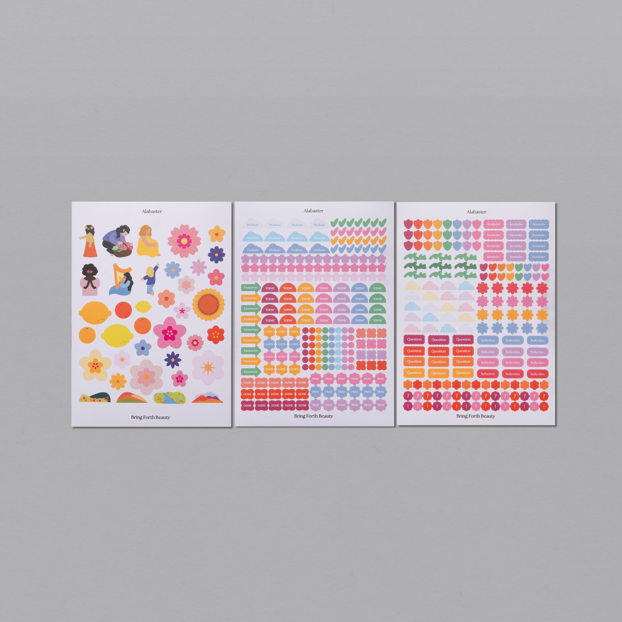 A Beautiful Year Sticker Sheet