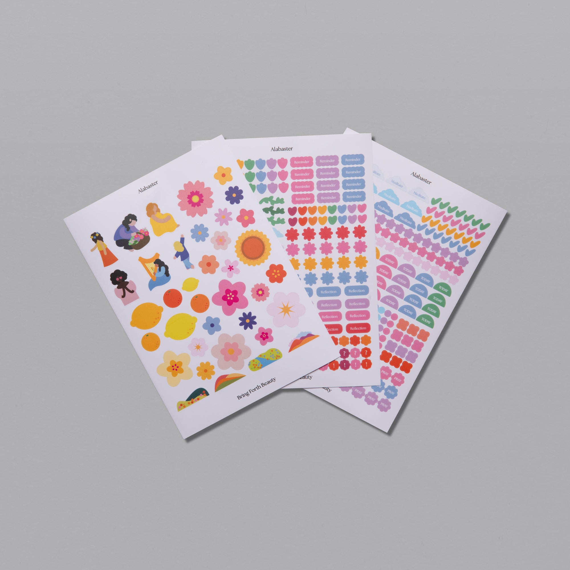 The Beautiful Year Sticker Sheet