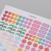 A Beautiful Year Sticker Sheet