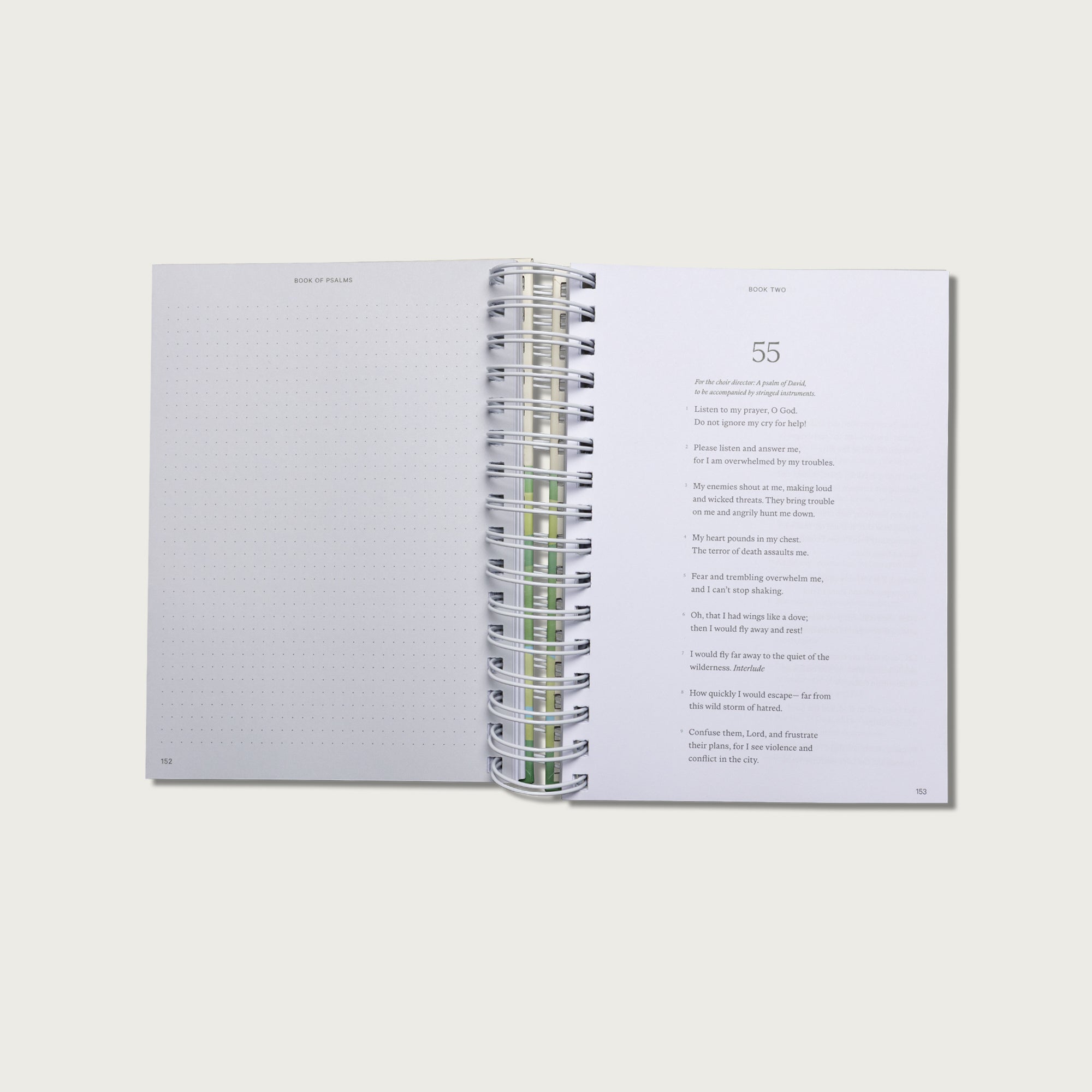 The Book of Psalms Journal Bible