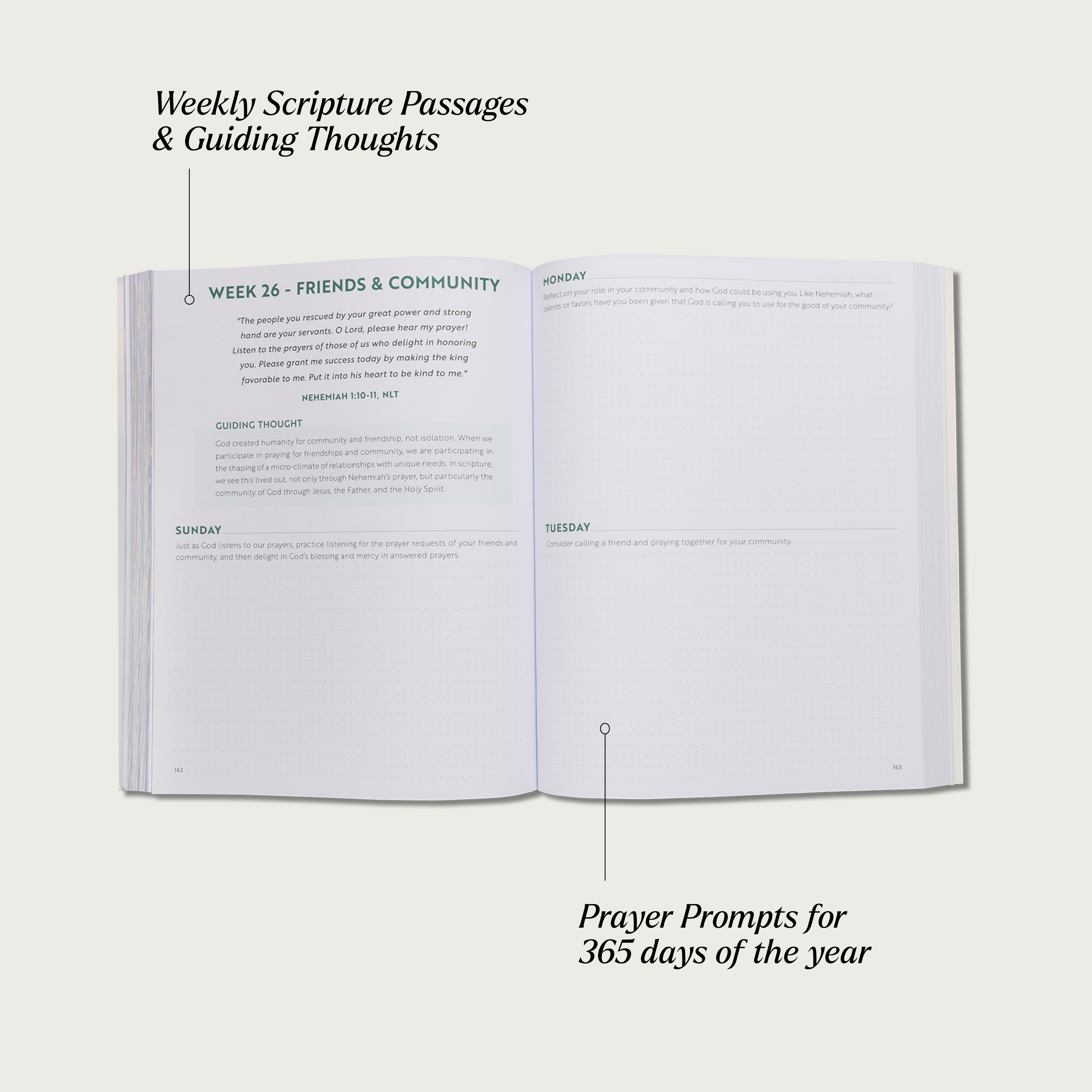 A Beautiful Year in Prayer: The 52 Week Devotional Prayer Journal for Women
