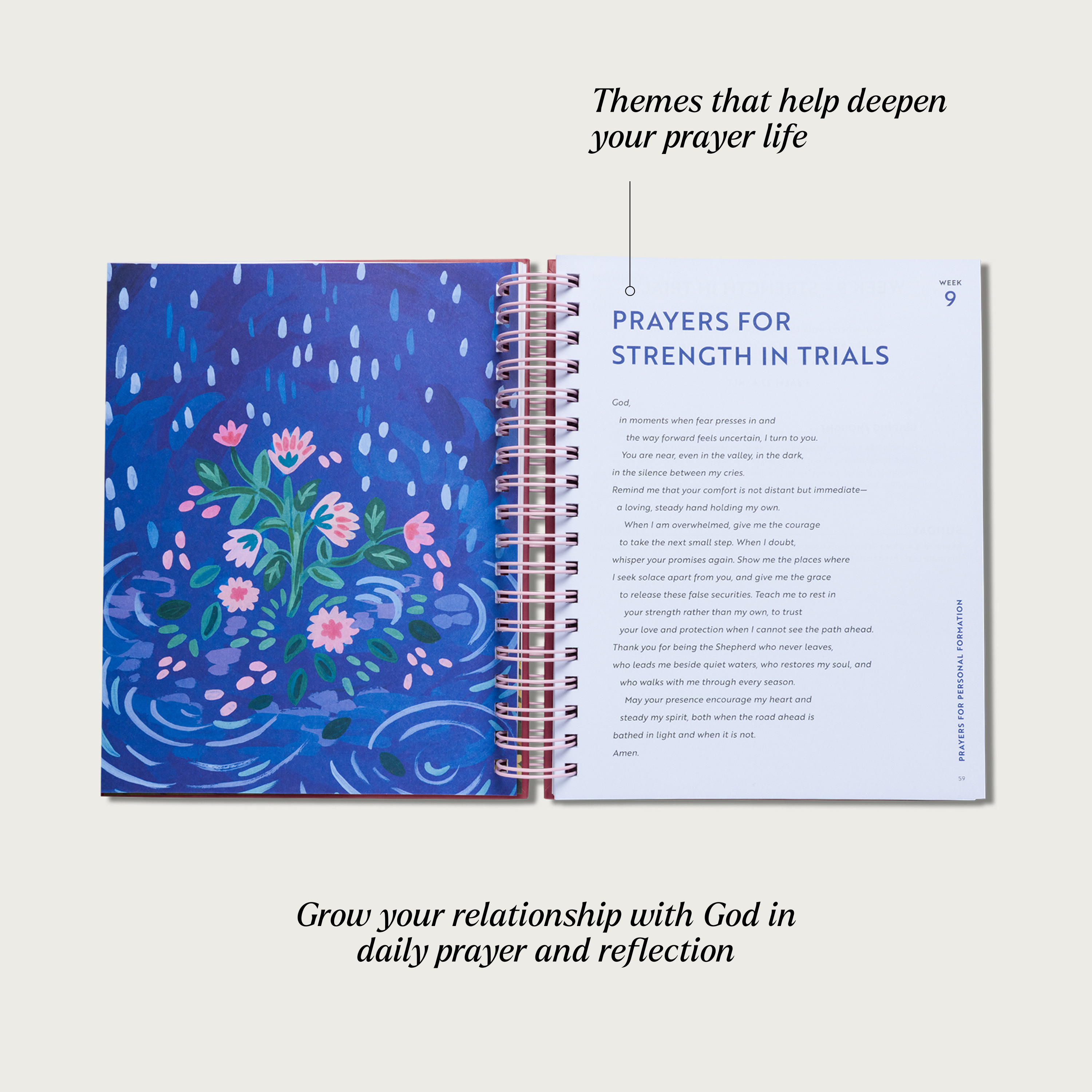 A Beautiful Year in Prayer: The 52 Week Devotional Prayer Journal for Women