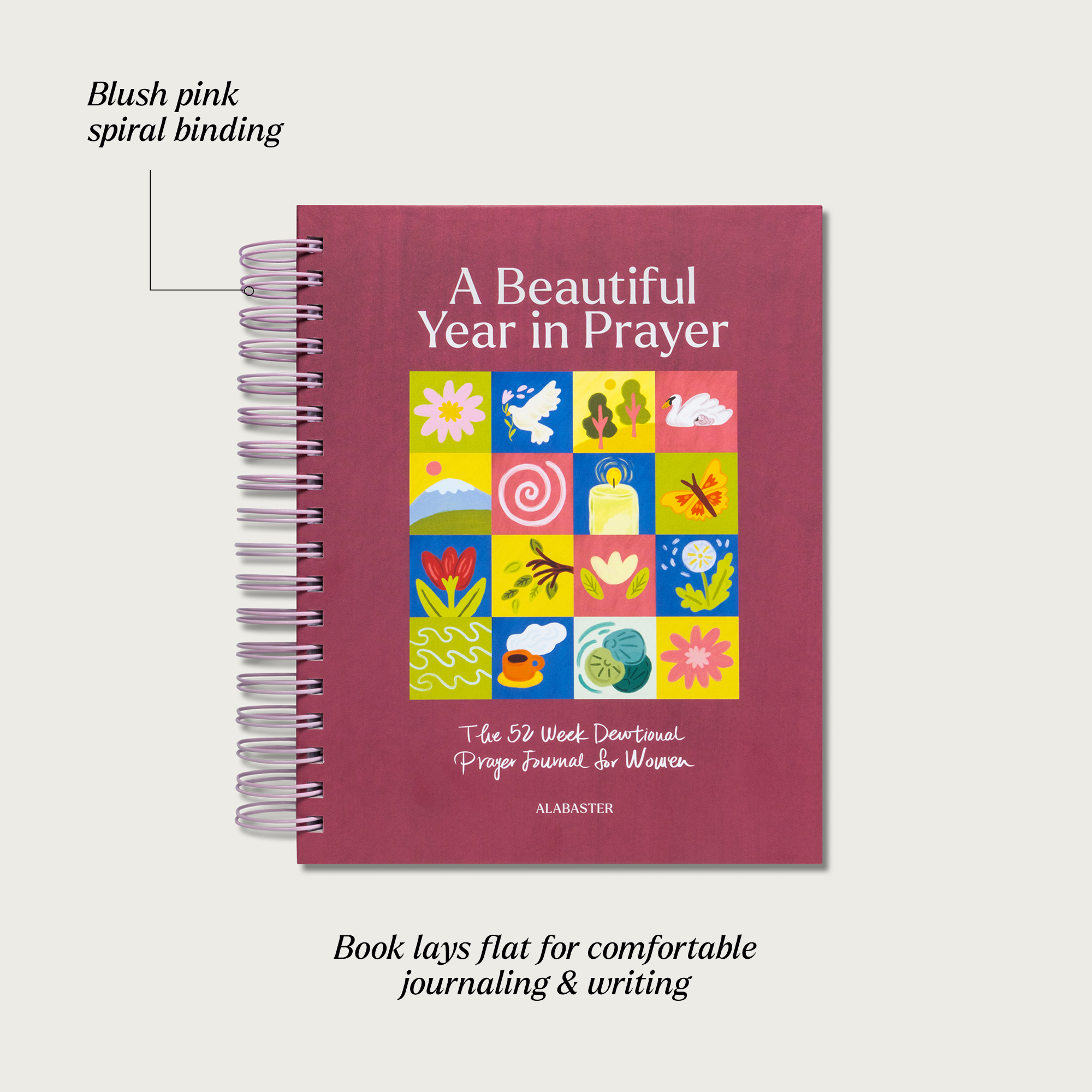 A Beautiful Year in Prayer: The 52 Week Devotional Prayer Journal for Women