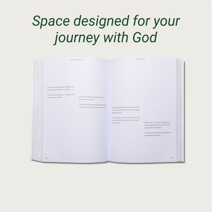 The Book of Psalms Journal Bible