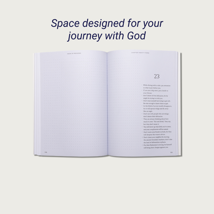 The Book of Proverbs Journal Bible